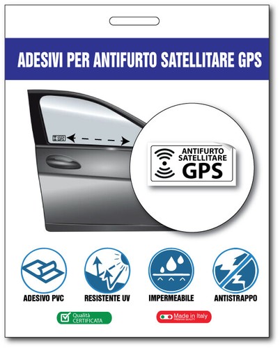 100 adesivi antifurto - 100,