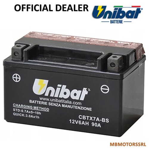 Batteria unibat cbtx7abs - batteria,