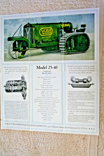 Trattore sfere yuba 1921 - trattore,