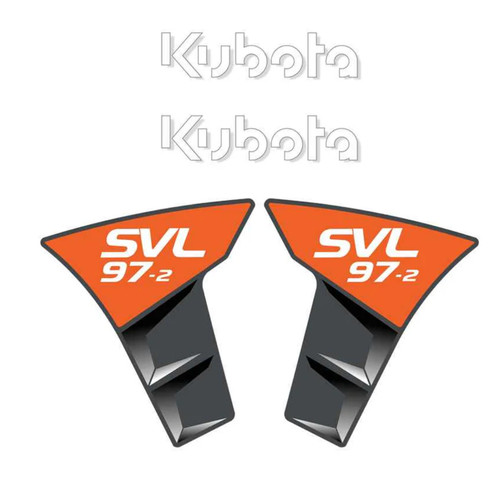 Kit decalcomanie kubota - decalcomanie, svl