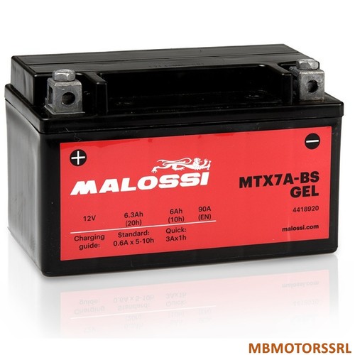Batteria malossi mtx7abs - malossi, gel